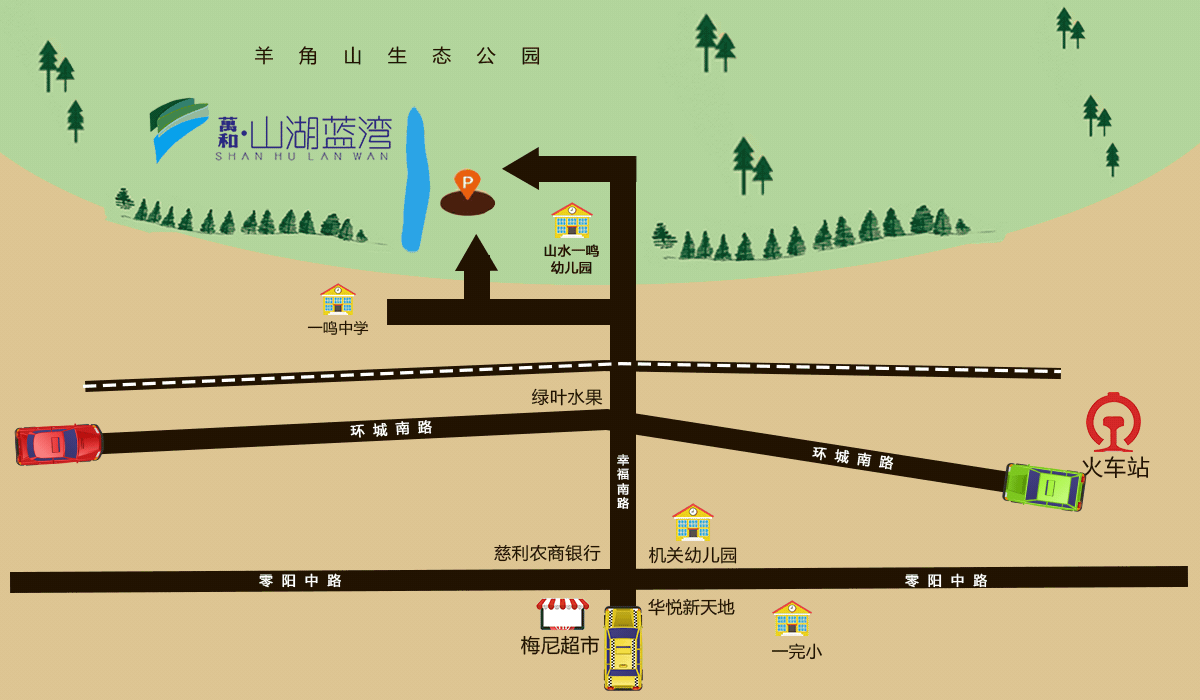区位图 